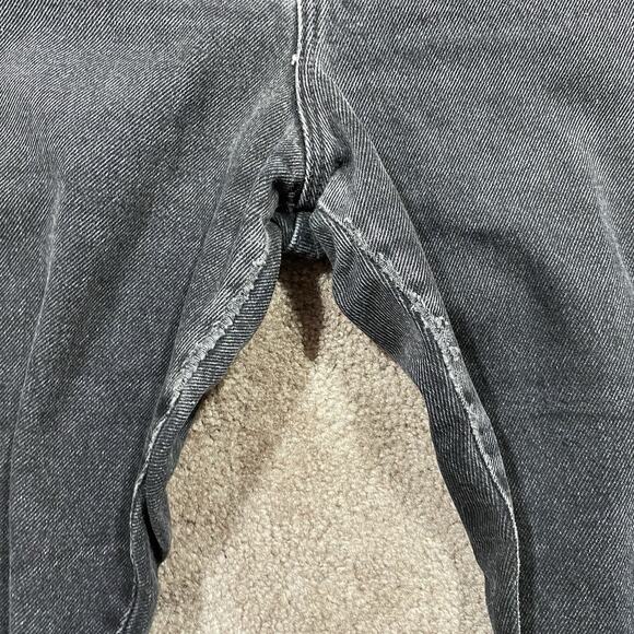 VTG 80s Wrangler Women’s Black Jeans 31x30 Made in USA High Rise Tapered Leg - Picture 3 of 13